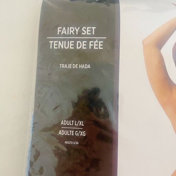 NWT Iridescent Fairy Set Halloween Costume Rave Party Women's Size L/XL - Picture 2 of 4